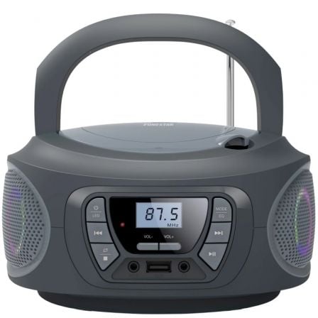 Radio CD Fonestar BOOM-ONE-G/ 13W/ con Cable/ a Pilas/ Gris - Frikibase