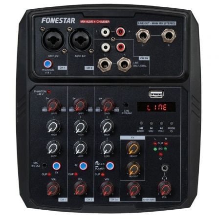 Mesa de Mezclas Fonestar MIX-4LIVE - Frikibase