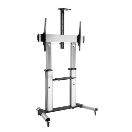 Soporte de Suelo Inclinable con Ruedas Fonestar STS-40106P para TV de 60-100"/ hasta 100kg - Frikibase