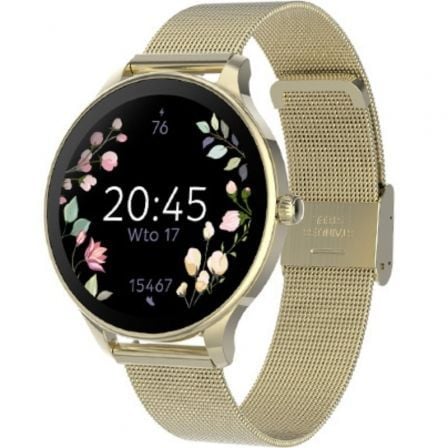 Smartwatch Forever Velora SB-306/ Notificaciones/ Frecuencia Cardíaca/ Oro - Frikibase
