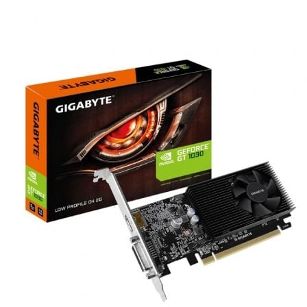 Tarjeta Gráfica Gigabyte GeForce GT 1030 D4 2G/ 2GB GDDR4/ Compatible con Perfil Bajo - Frikibase