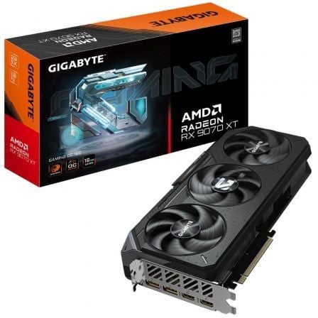 Tarjeta Gráfica Gigabyte Radeon RX 9070 XT Gaming OC/ 16GB GDDR6 - Frikibase