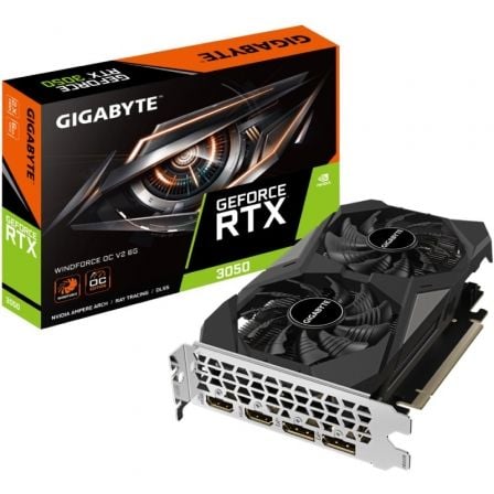Tarjeta Gráfica Gigabyte GeForce RTX 3050 WindForce OC V2/ 6GB GDDR6 - Frikibase