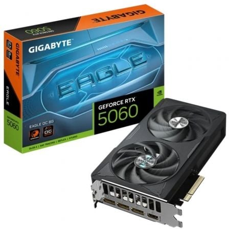 Tarjeta Gráfica Gigabyte GeForce RTX 5060 Eagle OC/ 8GB GDDR7 - Frikibase
