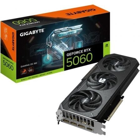 Tarjeta Gráfica Gigabyte GeForce RTX 5060 Gaming OC/ 8GB GDDR7 - Frikibase