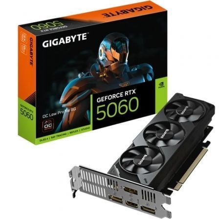 Tarjeta Gráfica Gigabyte GeForce RTX 5060 OC Low Profile/ 8GB GDDR7 - Frikibase
