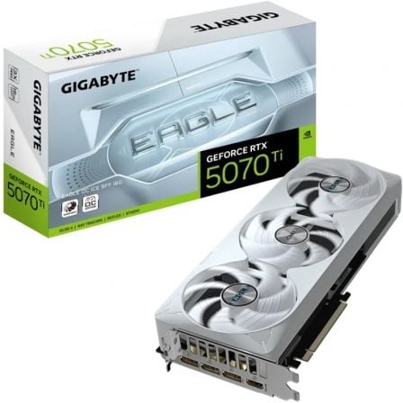 Tarjeta Gráfica Gigabyte GeForce RTX 5070Ti Eagle OC ICE SFF/ 16GB GDDR7 - Frikibase