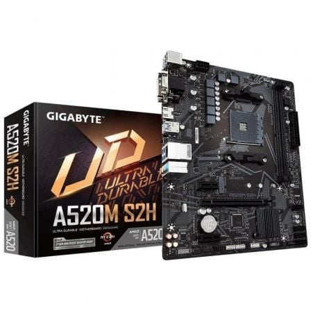 Placa Base Gigabyte A520M S2H Socket AM4/ Micro ATX - Frikibase