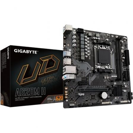 Placa Base Gigabyte A620M H Socket AM5/ DDR5/ PCIe 4.0/ Micro ATX - Frikibase