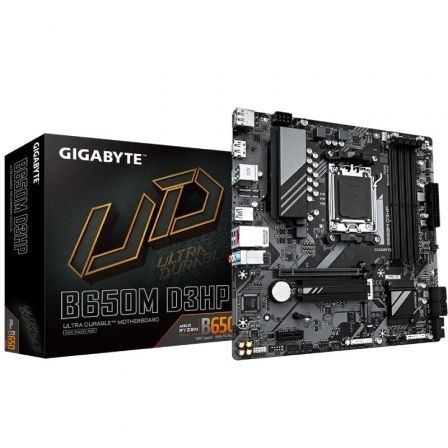 Placa Base Gigabyte B650M D3HP Socket AM5/ DDR5/ PCIe 4.0/ Micro ATX - Frikibase