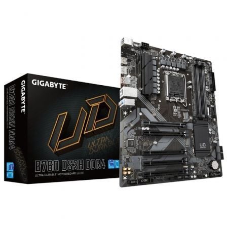 Placa Base Gigabyte B760 DS3H DDR4 Socket 1700/ DDR4/ PCIe 4.0 - Frikibase