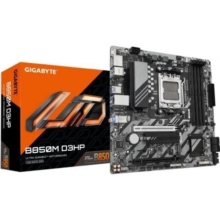 Placa Base Gigabyte B850M D3HP/ Socket AM5/ DDR5/ PCIe 5.0/ Micro ATX - Frikibase