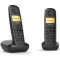 Teléfono Inalámbrico Gigaset A270/ Pack DUO/ Negro - Frikibase