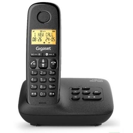 Teléfono Inalámbrico Gigaset Basic 100/ Negro - Frikibase