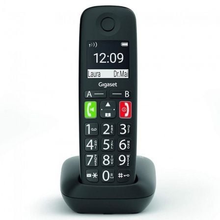 Teléfono Inalámbrico Gigaset E290/ Negro - Frikibase