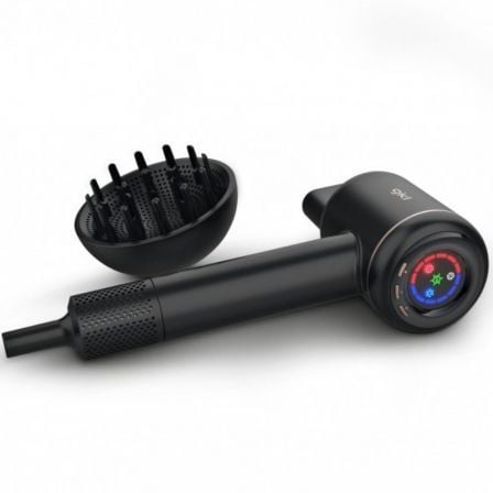 Secador GKL Onyx Smart/ 1600W/ Iónico/ Negro - Frikibase
