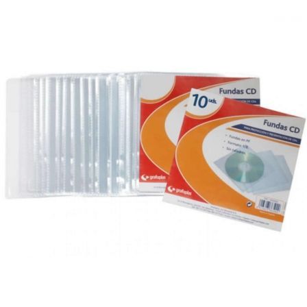 Funda CD Grafoplás 13650000/ 10 unidades - Frikibase