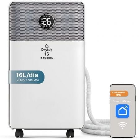 Deshumidificador Grunkel DH-16DT/ Depósito 2L - Frikibase