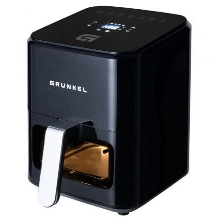 Freidora por Aire Airfryer / Sin Aceite Grunkel Black Easy Fryer/ 1200W/ Capacidad 4L - Frikibase