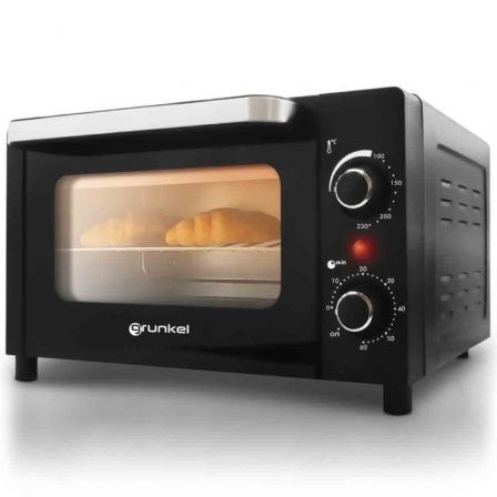 Horno de Sobremesa Grunkel HR-10MINI/ 1600W/ Capacidad 10L/ Negro - Frikibase