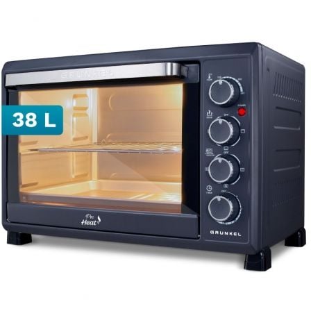 Horno de Sobremesa Grunkel HR-38PRO/ 2000W/ Capacidad 38L/ Negro - Frikibase