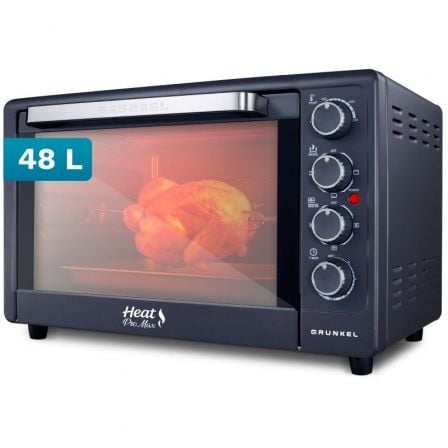 Horno de Sobremesa Grunkel HR-48PROMAX/ 2200W/ Capacidad 48L/ Negro - Frikibase