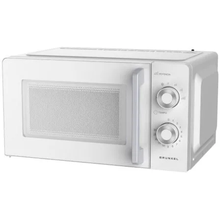 Microondas Grunkel MW-20MG/ 700W/ Capacidad 20L/ Blanco - Frikibase