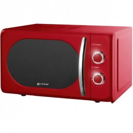 Microondas Grunkel Vintage MW-20ROJO/ 700W/ Capacidad 20L/ Rojo - Frikibase