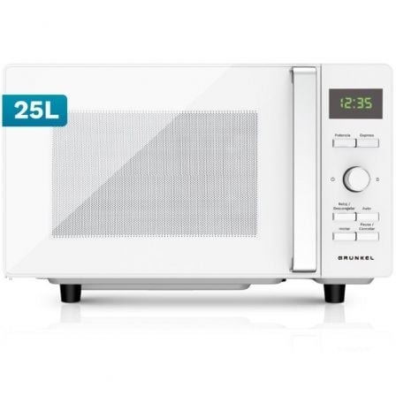 Microondas Grunkel MWD-25FLAT/ 800W/ Capacidad 25L/ Blanco - Frikibase