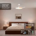 Ventilador de Techo Grunkel SKYDUAL42/ 30W/ 4 Aspas 106cm/ 6 Velocidades – imagen 2