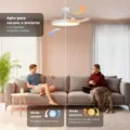 Ventilador de Techo Grunkel SKYDUAL42/ 30W/ 4 Aspas 106cm/ 6 Velocidades – imagen 3