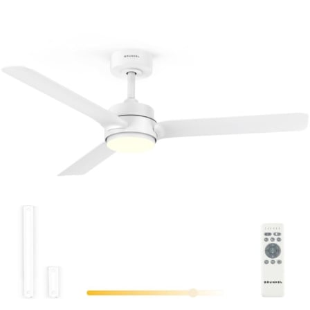 Ventilador de Techo Grunkel SKYEASY47/ 30W/ 3 Aspas 119cm/ 6 Velocidades - Frikibase