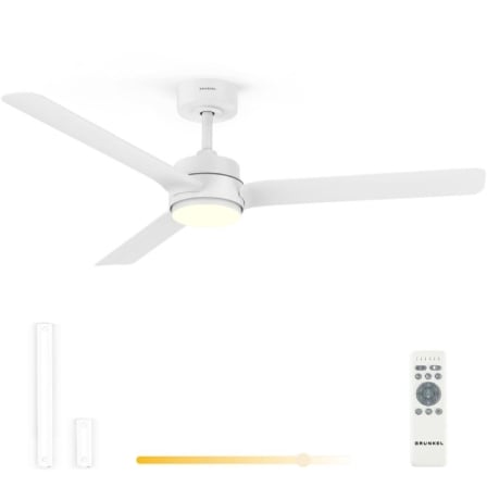 Ventilador de Techo Grunkel SKYEASY52/ 30W/ 3 Aspas 132cm/ 6 Velocidades - Frikibase