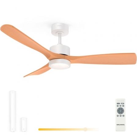 Ventilador de Techo Grunkel SKYSTYLE52/ 35W/ 3 Aspas 132cm/ 6 Velocidades - Frikibase