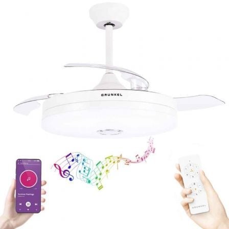 Ventilador de Techo Grunkel SKYWIND-42BT2/ 30W/ 3 Aspas 106cm/ 6 Velocidades - Frikibase
