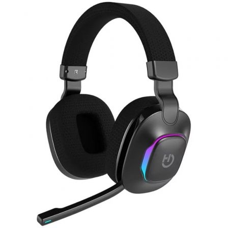 Auriculares Gaming Inalámbricos con Micrófono Hiditec Vortex ARGB/ Jack 3.5/ Bluetooth/ Negros - Frikibase