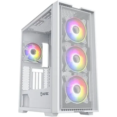 Caja Gaming Torre Hiditec H2 Air ARGB/ Blanca - Frikibase
