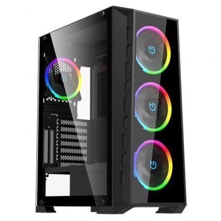 Caja Gaming Semitorre Hiditec MH12 GLASS - Frikibase