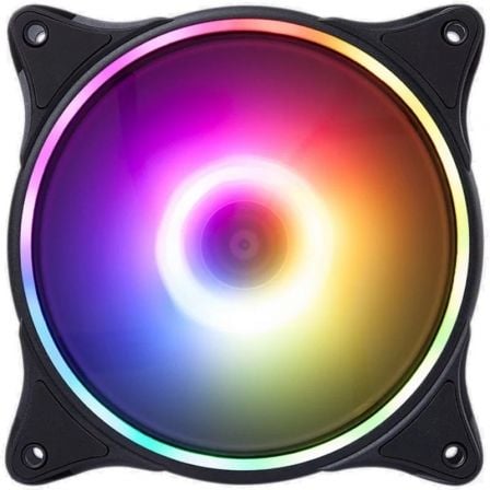 Ventilador Hiditec N18 ARGB/ 12cm/ Negro - Frikibase