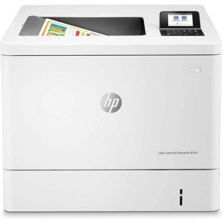 Impresora Láser Color HP LaserJet Enterprise M554DN Dúplex/ Blanca - Frikibase