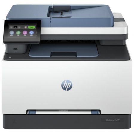 Multifunción Láser Color HP LaserJet Pro MFP 3302FDN Fax/ Dúplex/ Blanca y Azul - Frikibase