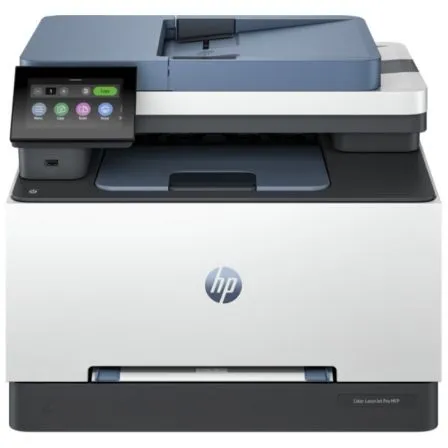 Multifunción Láser Color HP LaserJet Pro MFP 3302FDN Fax/ Dúplex/ Blanca y Azul - Frikibase