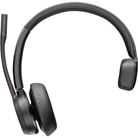 Auricular Inalámbrico Poly Voyager 4310 para Microsoft Teams + Adaptador BT700/ con Micrófono/ Bluetooth/ Negro - Frikibase