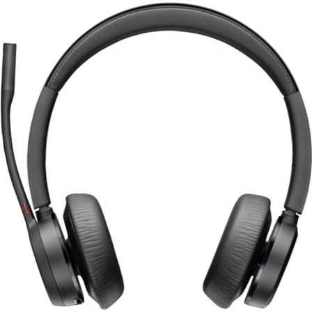 Auriculares Inalámbricos Poly Voyager 4320 para Microsoft Teams + Adaptador BT700/ con Micrófono/ Bluetooth/ Negros - Frikibase