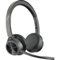 Auriculares Inalámbricos Poly Voyager 4320 para Microsoft Teams + Adaptador BT700/ con Micrófono/ Bluetooth/ Negros – imagen 3