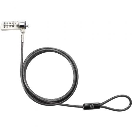 Cable de Seguridad para Portátiles HP T0Y16AA/ 1.22m - Frikibase