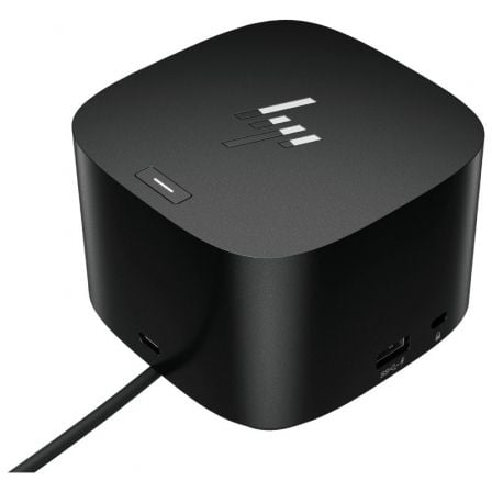 Docking USB Tipo-C HP G4/ 2xUSB/ 2xUSB Tipo-C/ 1xAC/ 1xHDMI/ 1xRJ45/ 2xDisplayPort/ 1xThunderbolt/ 2xUSB PD/ 1xUSB Tipo-C PD/ 2xTarjetas NIC/ Negro - Frikibase