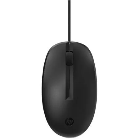 Ratón HP 125/ Hasta 1200 DPI/ Negro - Frikibase