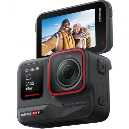 Cámara Digital Deportiva Insta360 Ace Pro/ 8K/ Ángulo de visión 180º/ Negra - Frikibase