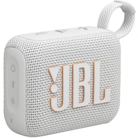 Altavoz con Bluetooth JBL GO 4/ 4.2W/ 1.0/ Blanco - Frikibase